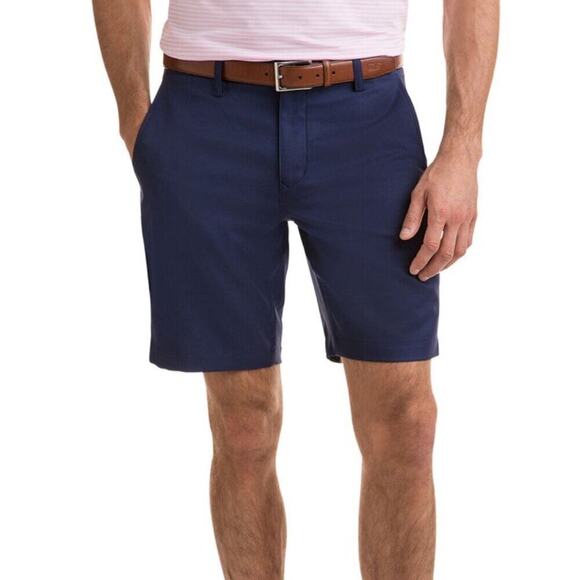 VINEYARD VINES LINKS SHORTS MEN SIZE 28 NAVY BLUE - Picture 3 of 12
